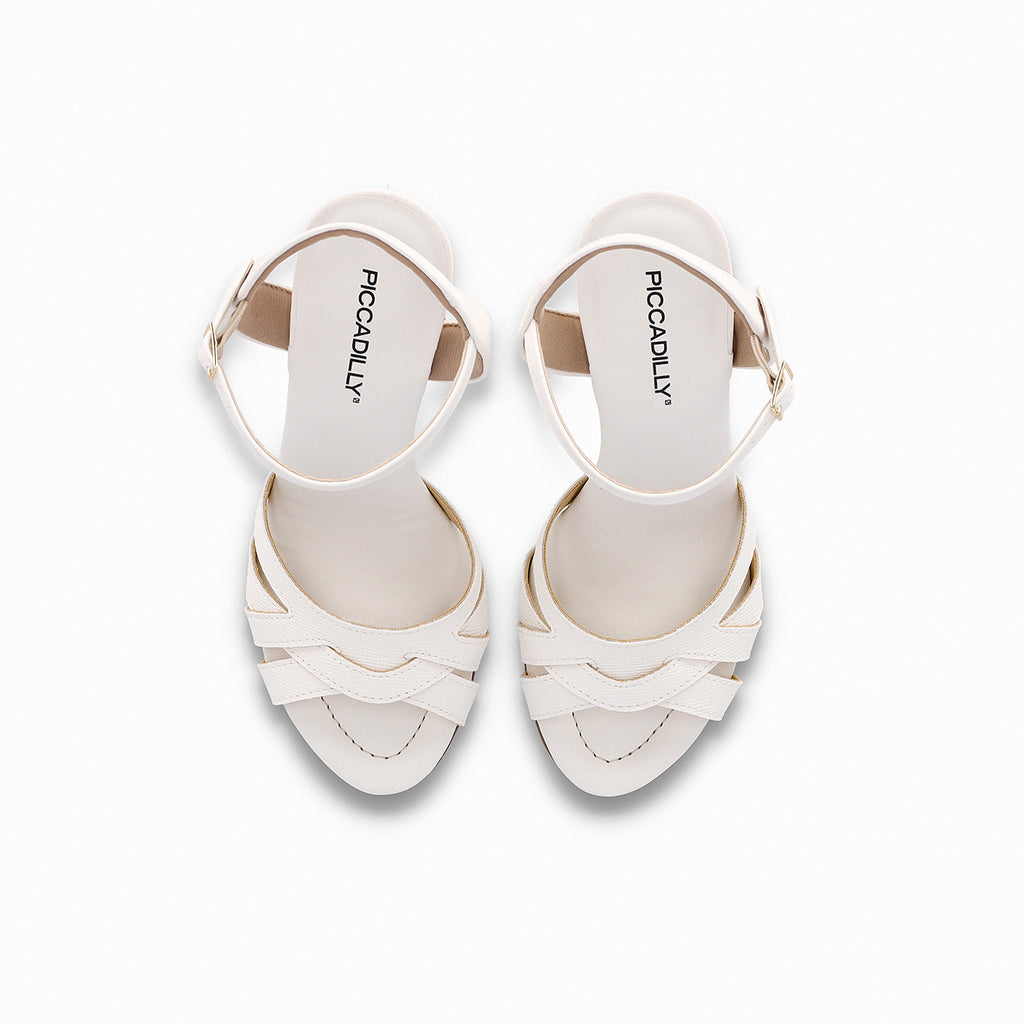Sandalia Mujer Blanco Rafa Piccadilly  Piccadilly