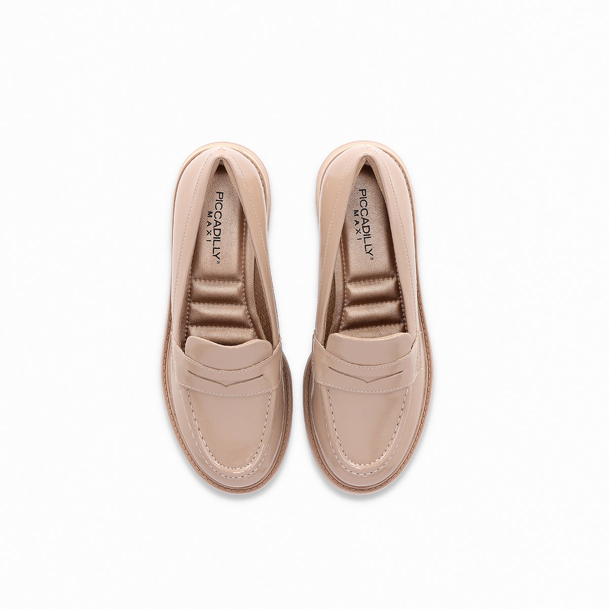 Mocasín Mujer Beige/Charol Gisa Piccadilly