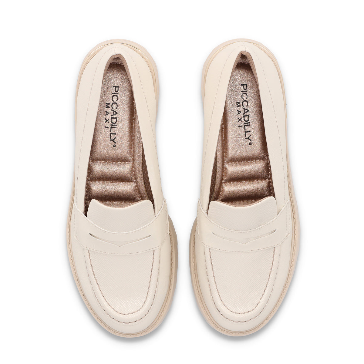 Mocasín Mujer Crema/Snake Gisa Piccadilly