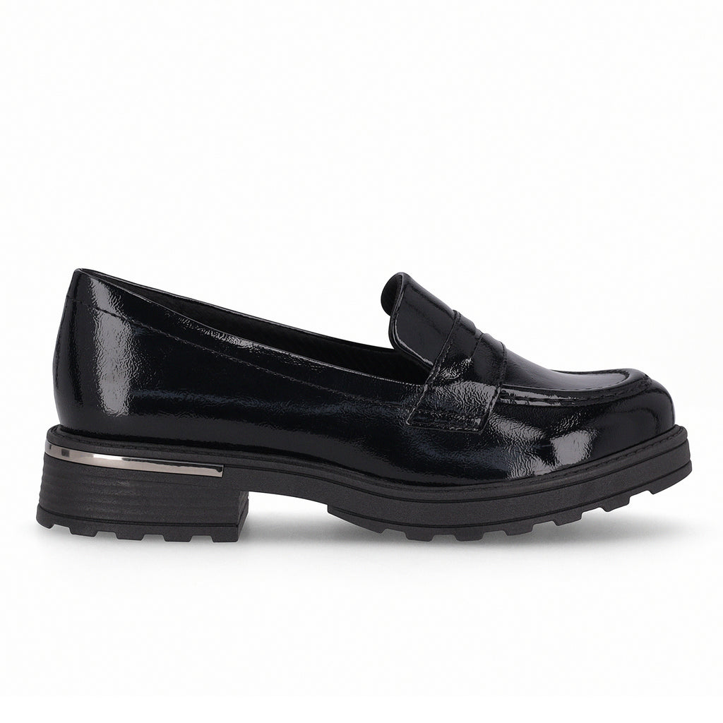 Mocasín Mujer Negro/Charol Gisa Piccadilly