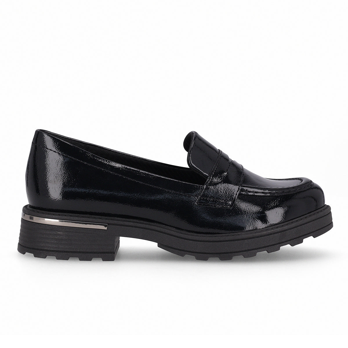 Mocasín Mujer Negro/Charol Gisa Piccadilly