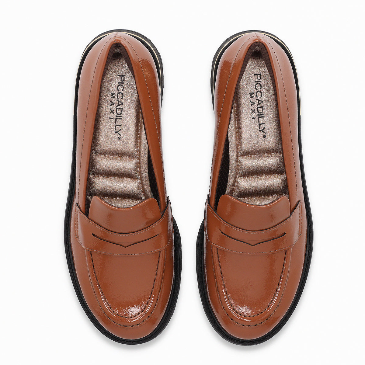 Mocasín Mujer Ocre/Charol Gisa Piccadilly