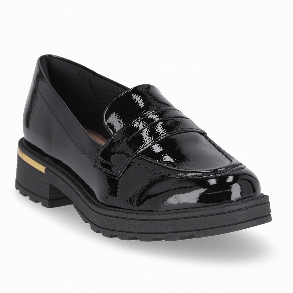Mocasin Mujer Negro/Charol Gisa 02 Piccadilly
