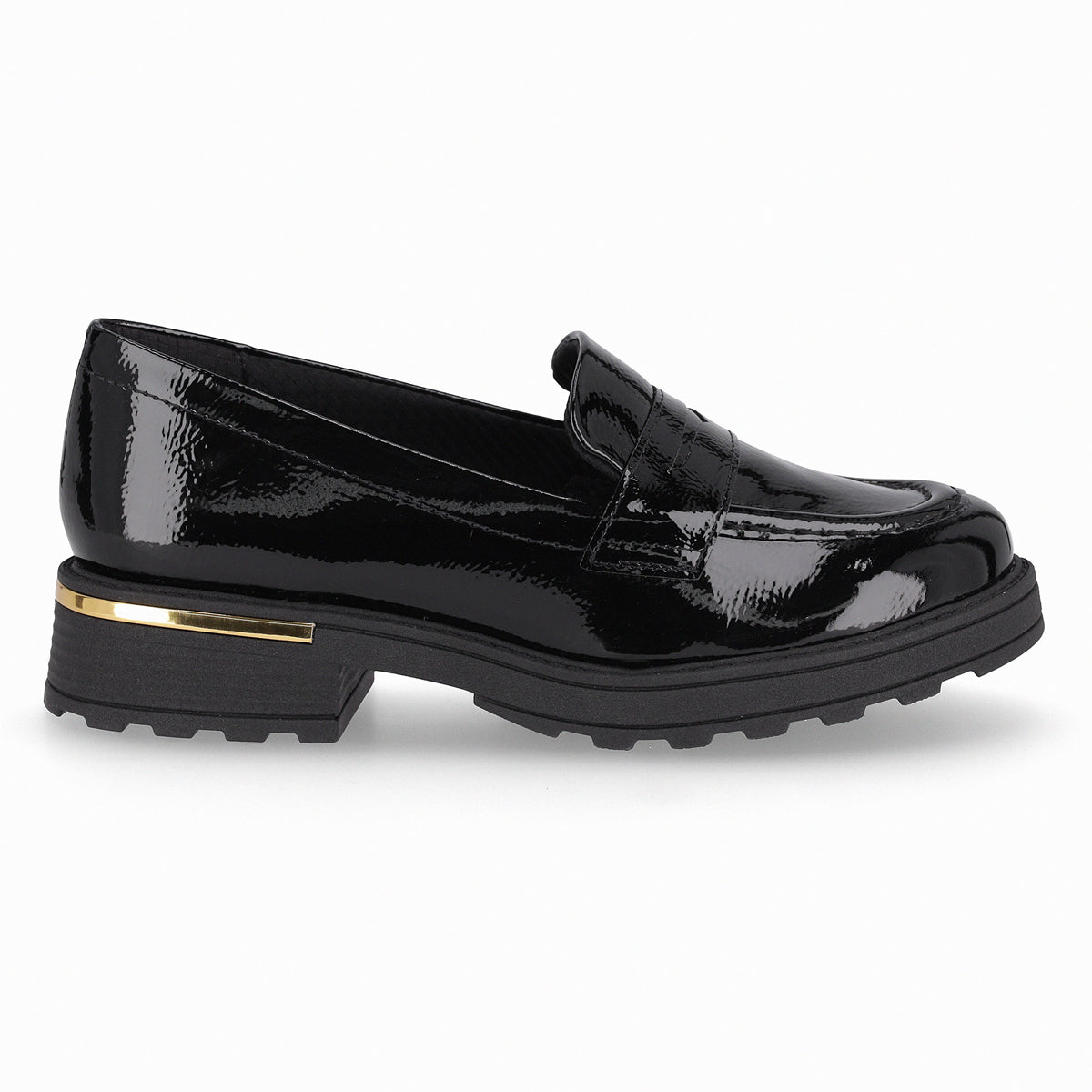 Mocasin Mujer Negro/Charol Gisa 02 Piccadilly
