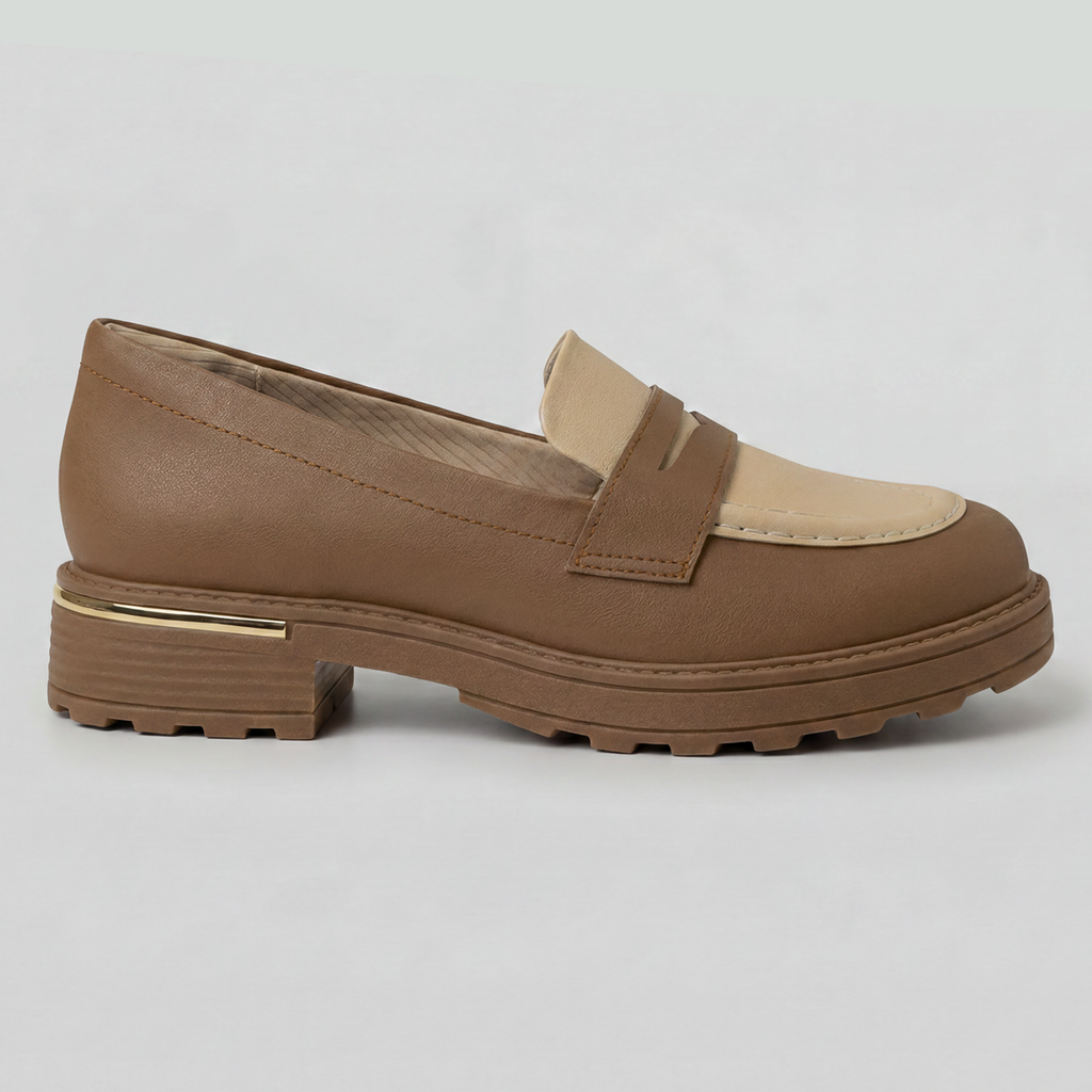 Mocasin Mujer Café/Beige Gisa 75 Piccadilly