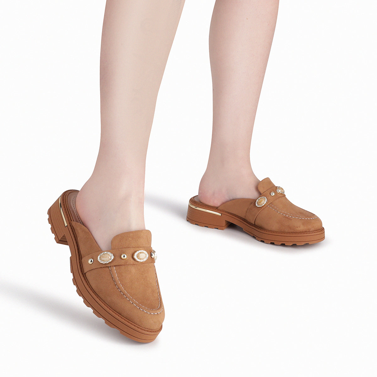 Zueco Mujer Marrón Gisa Piccadilly