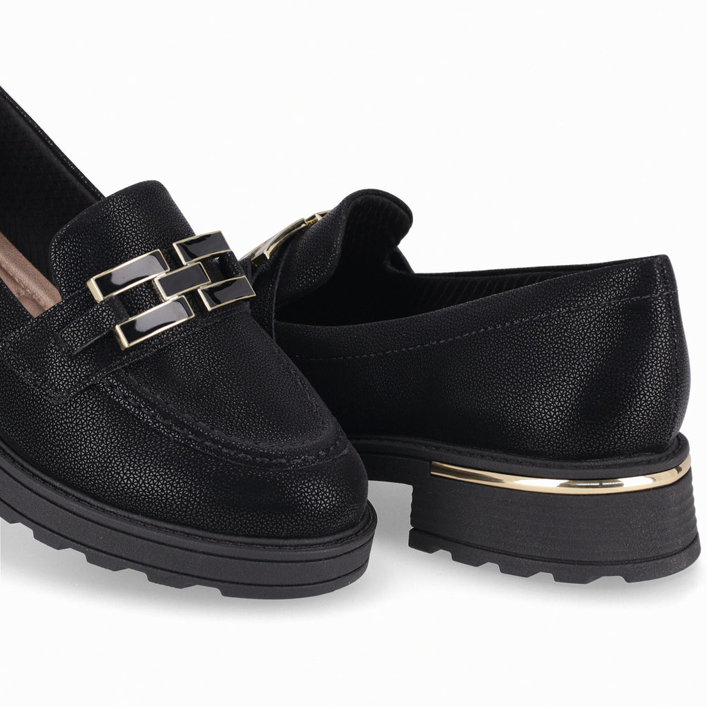 Mocasin Mujer Negro Gisa 002 Piccadilly