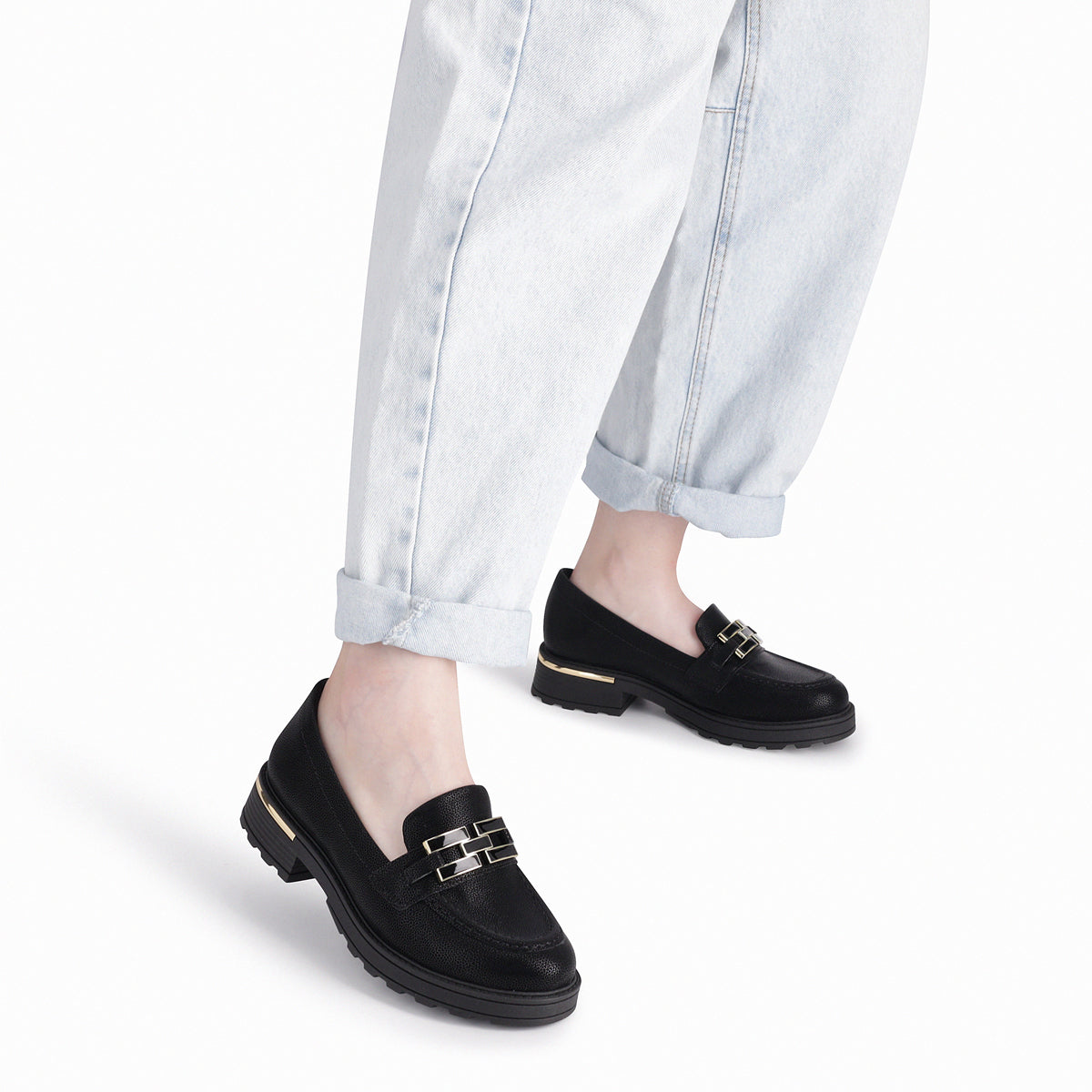 Mocasin Mujer Negro Gisa 002 Piccadilly