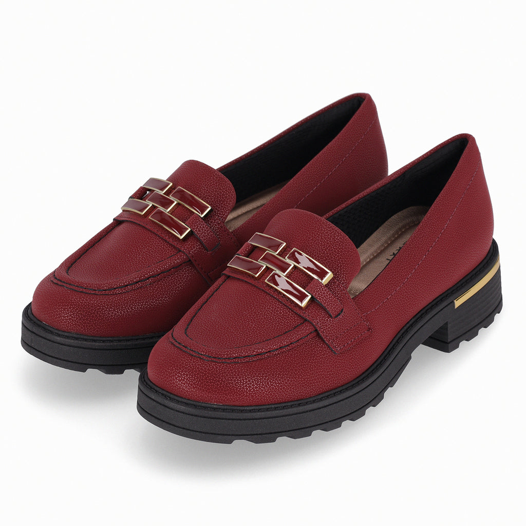Mocasin Mujer Burdeo Gisa 002 Piccadilly
