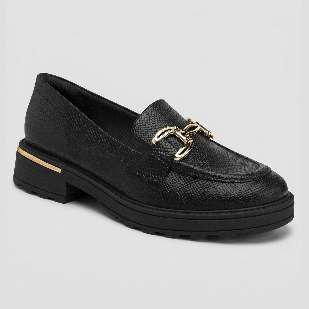 Mocasin Mujer Negro Gisa 85 Piccadilly