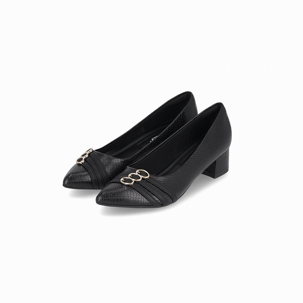 Zapato Mujer Negro/Snake Taci 26 Piccadilly