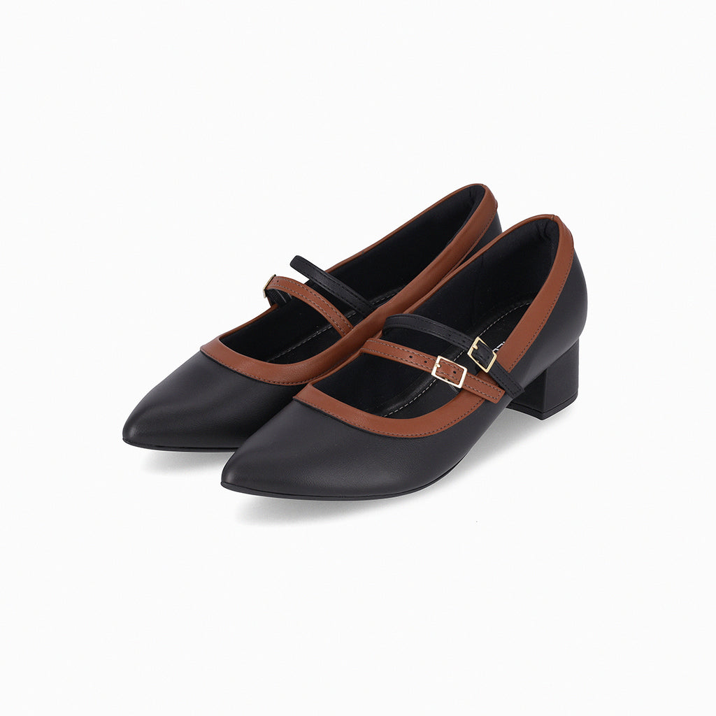 Zapato Taci Café/Negro