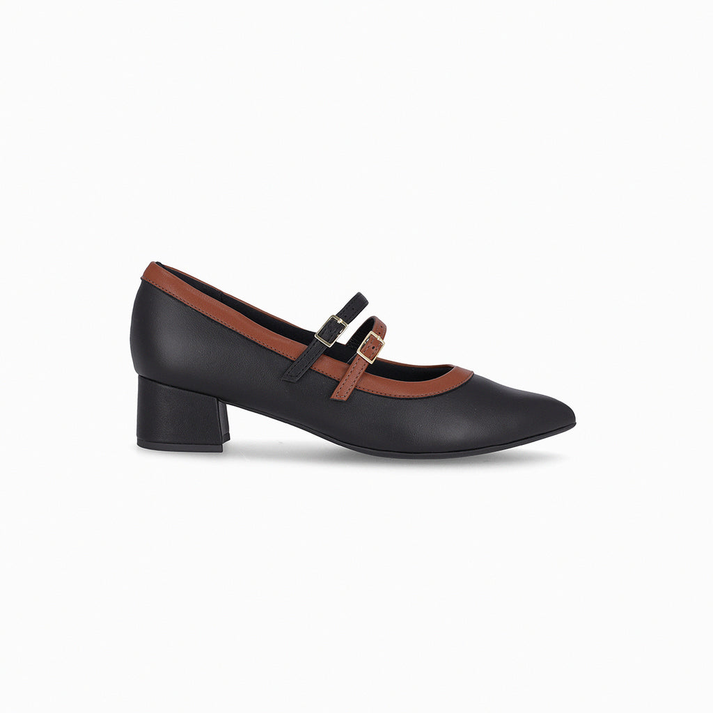 Zapato Taci Café/Negro