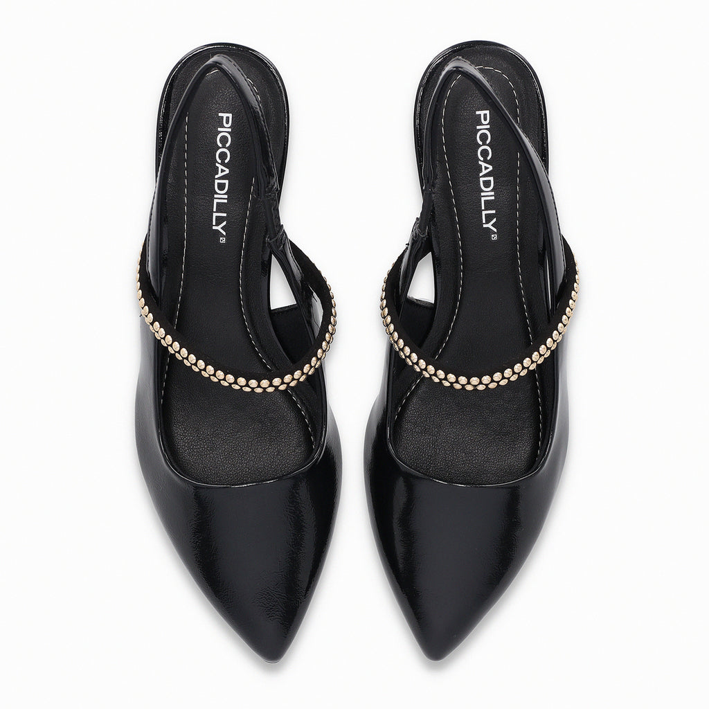 Zapato Mujer Negro/Dorado Taci 84 Piccadilly