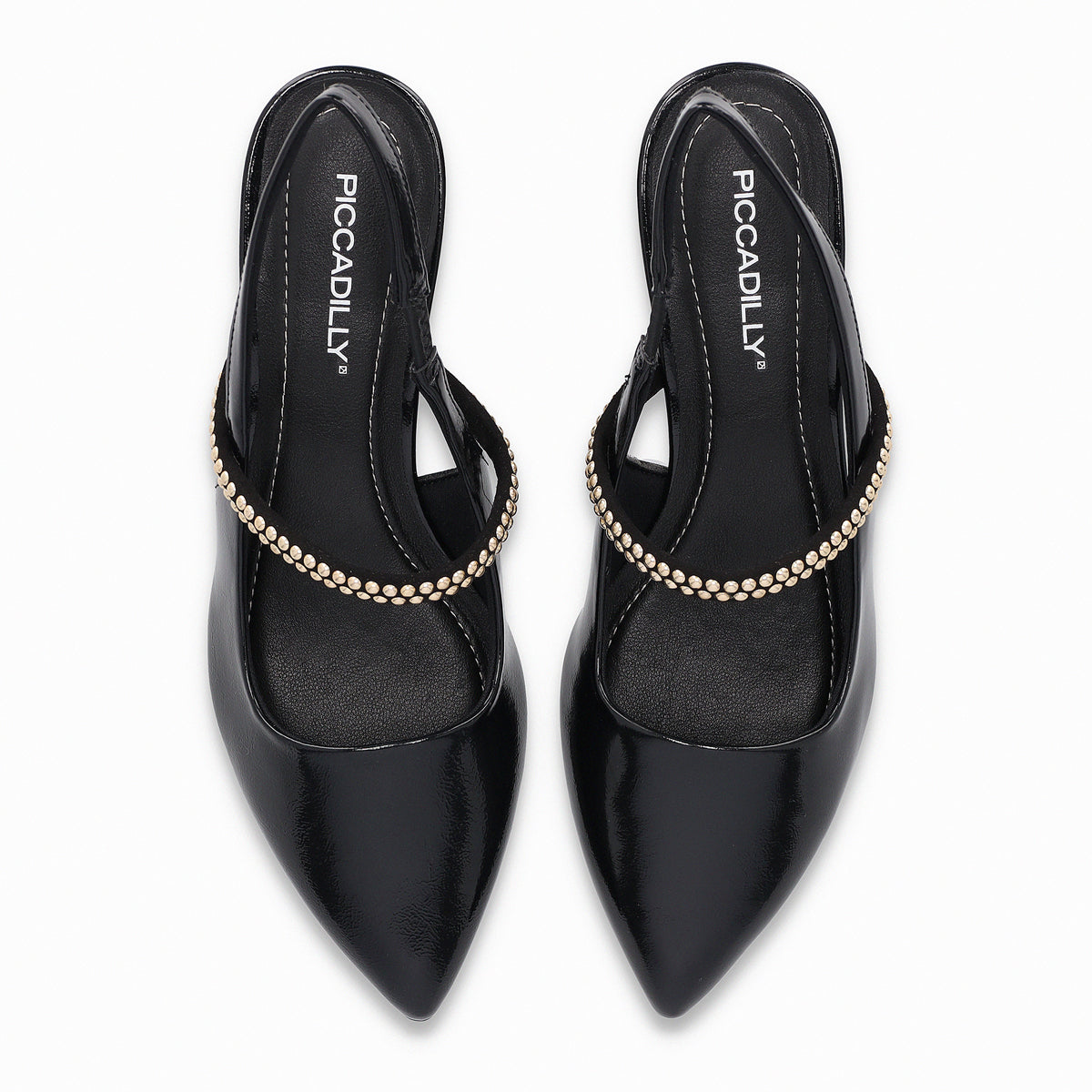 Zapato Mujer Negro/Dorado Taci 84 Piccadilly