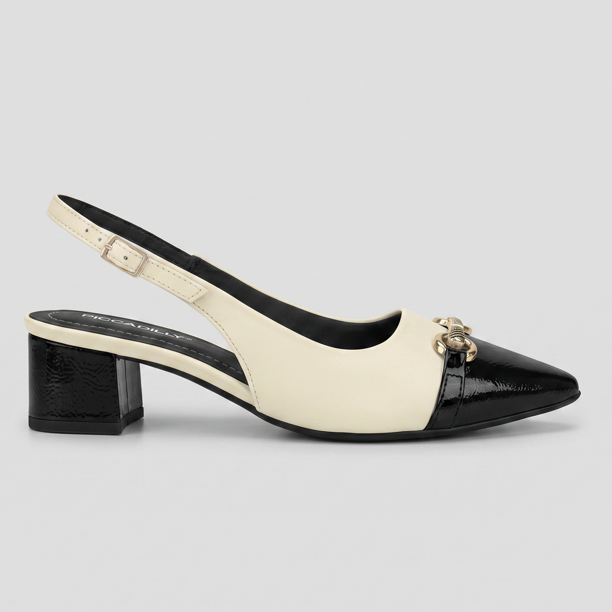 Zapato Mujer Negro/Crema Taci 19 Piccadilly