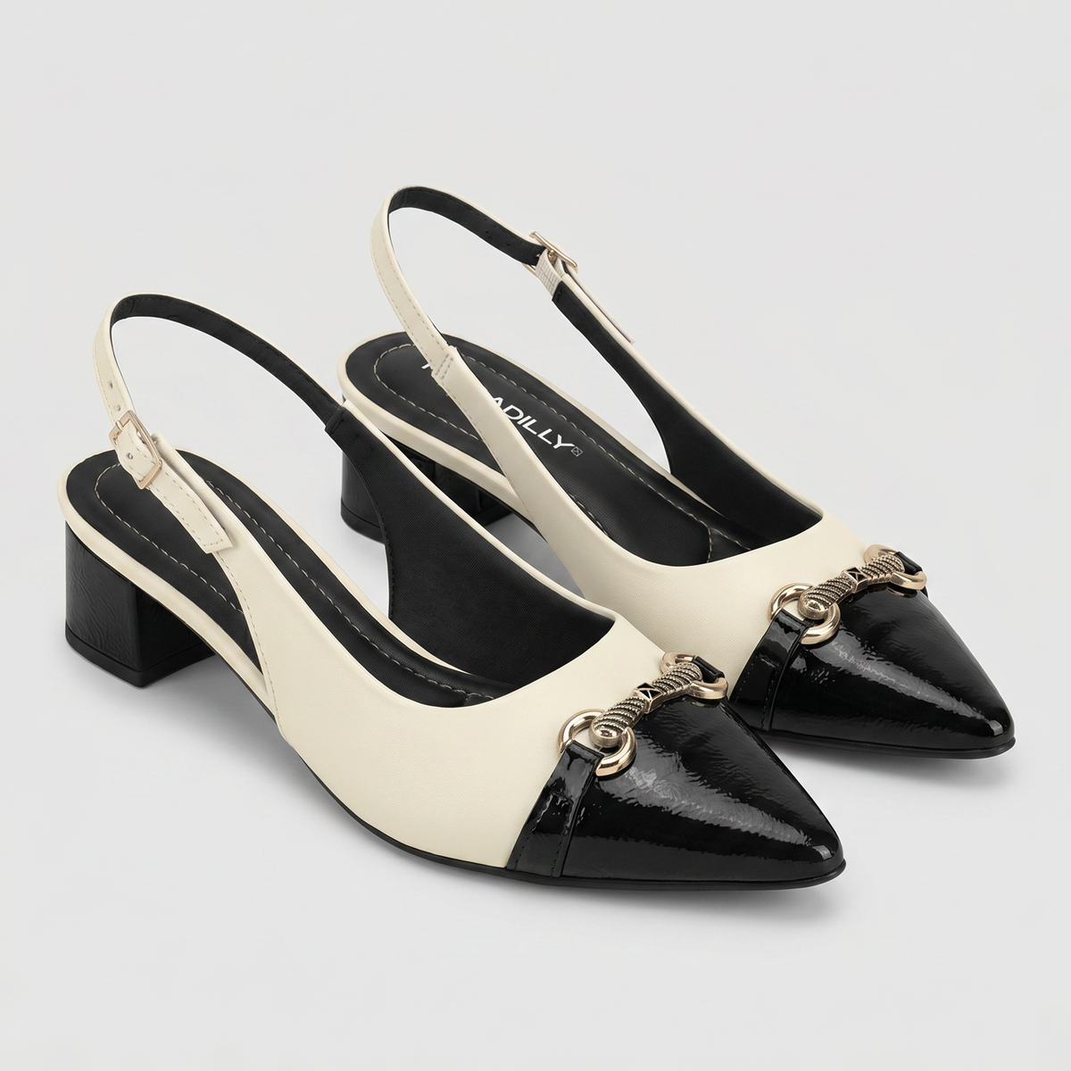 Zapato Mujer Negro/Crema Taci 19 Piccadilly