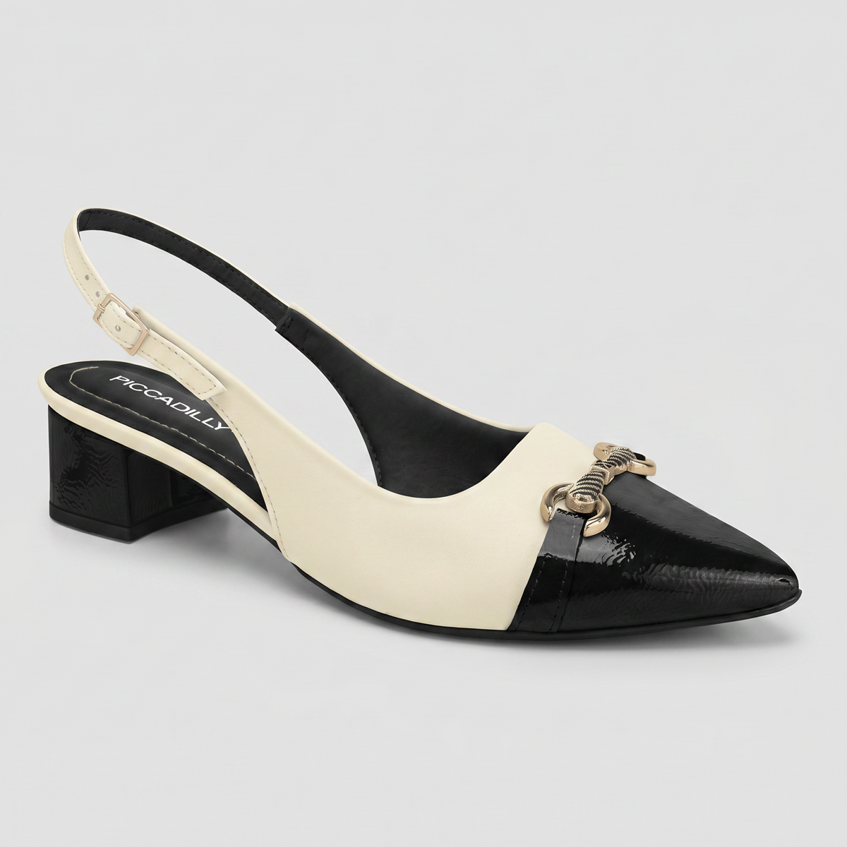 Zapato Mujer Negro/Crema Taci 19 Piccadilly