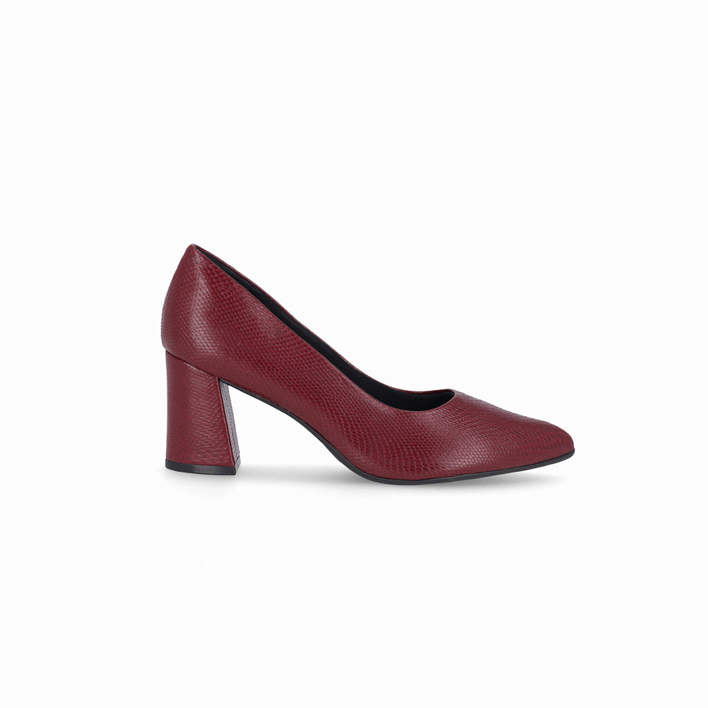 Zapato Mujer Vino/Snake Luiza 442 Piccadilly