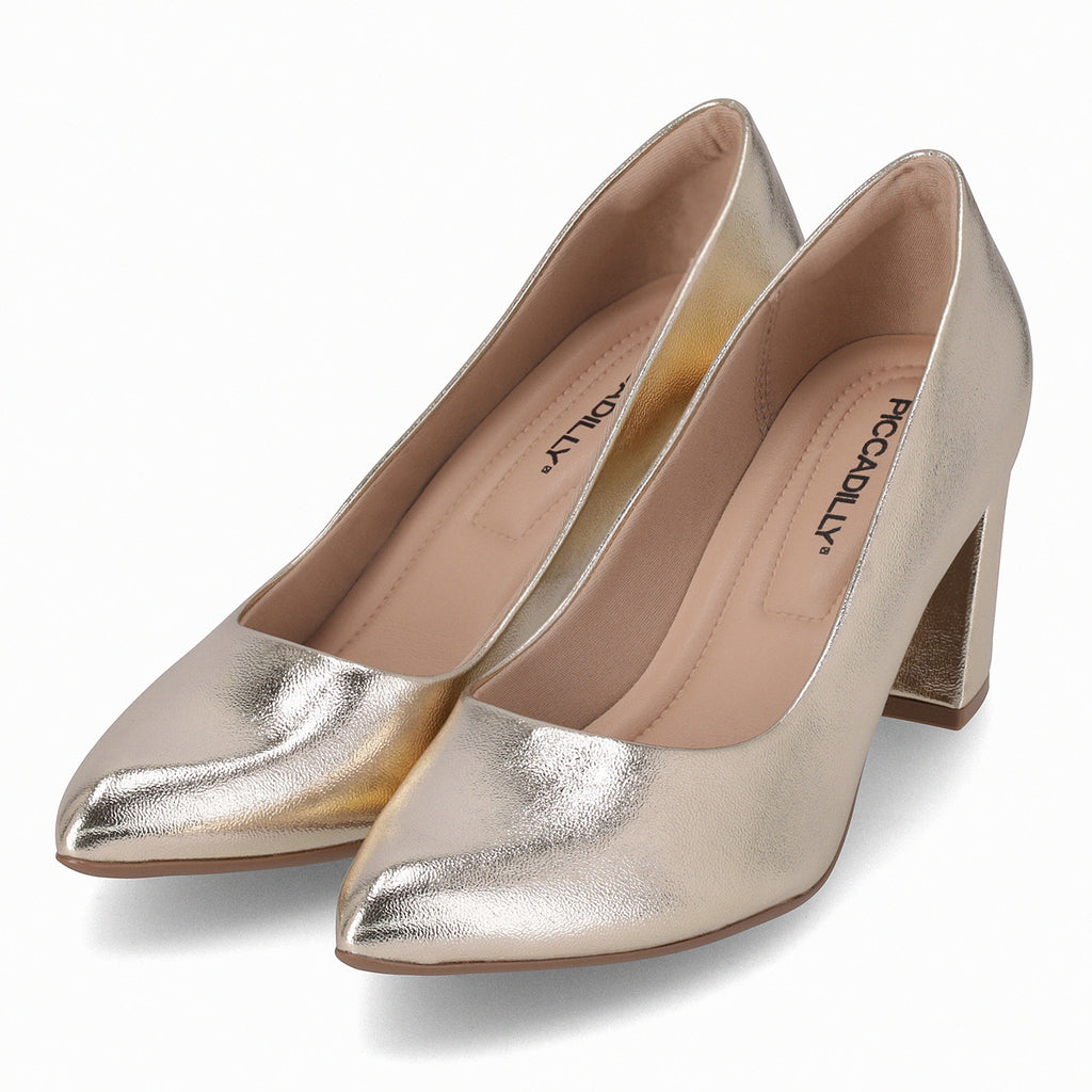 Zapato Mujer Dorado Luiza Piccadilly