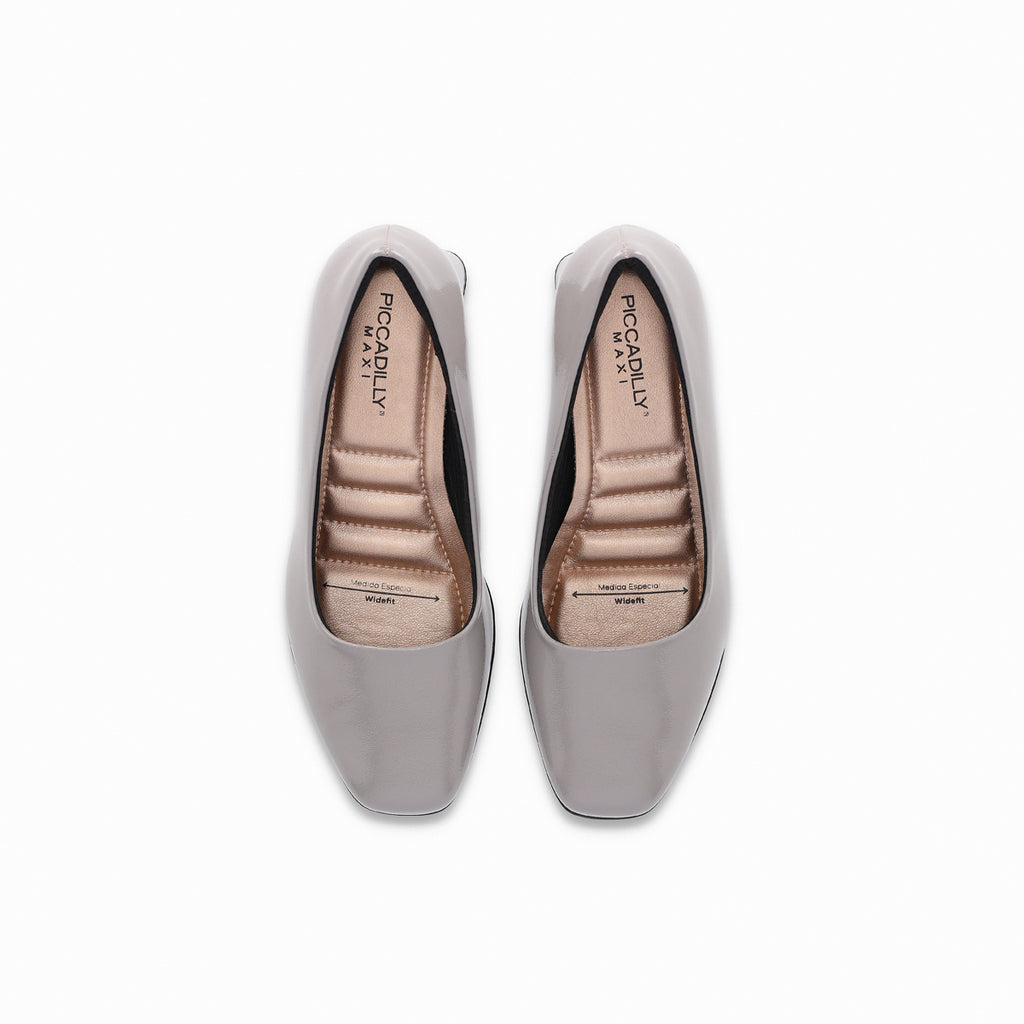 Zapato Mujer Gris/Charol Estela Piccadilly