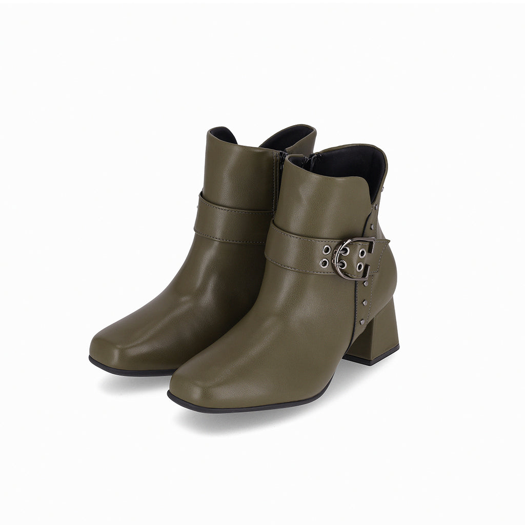 Bota Mujer Verde Militar Estela Piccadilly