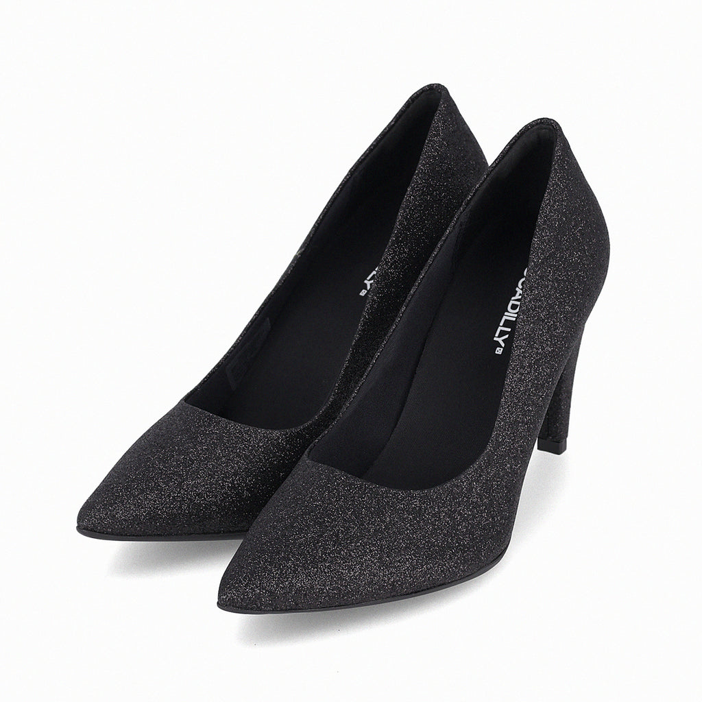 Zapato Mujer Negro/Glitter Silvana 164 Piccadilly