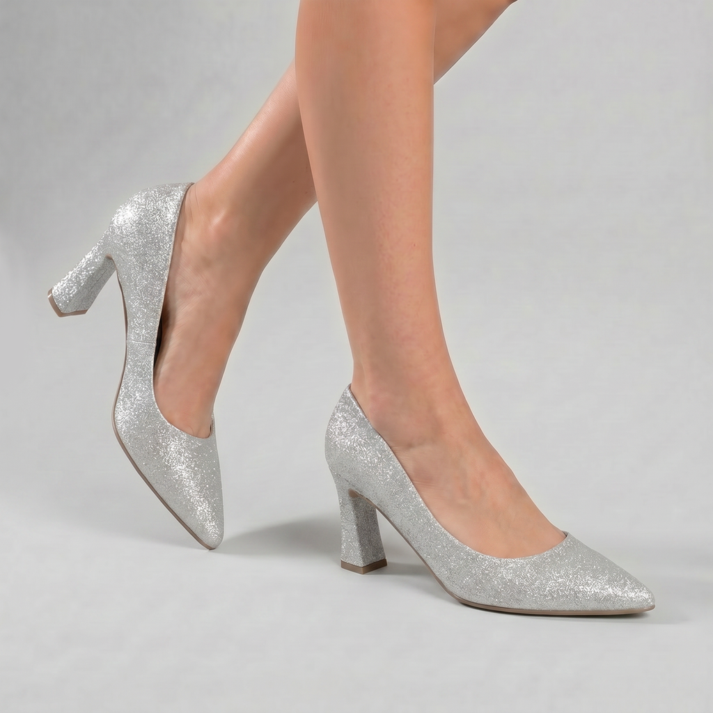 Zapato Mujer Plata/Glitter Silvana Piccadilly