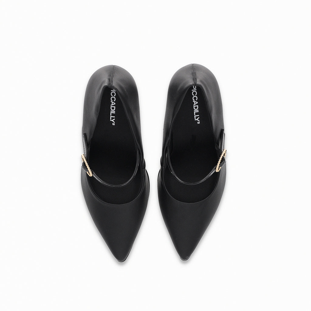 Zapato Mujer Negro/Strass Silvana 627 Piccadilly