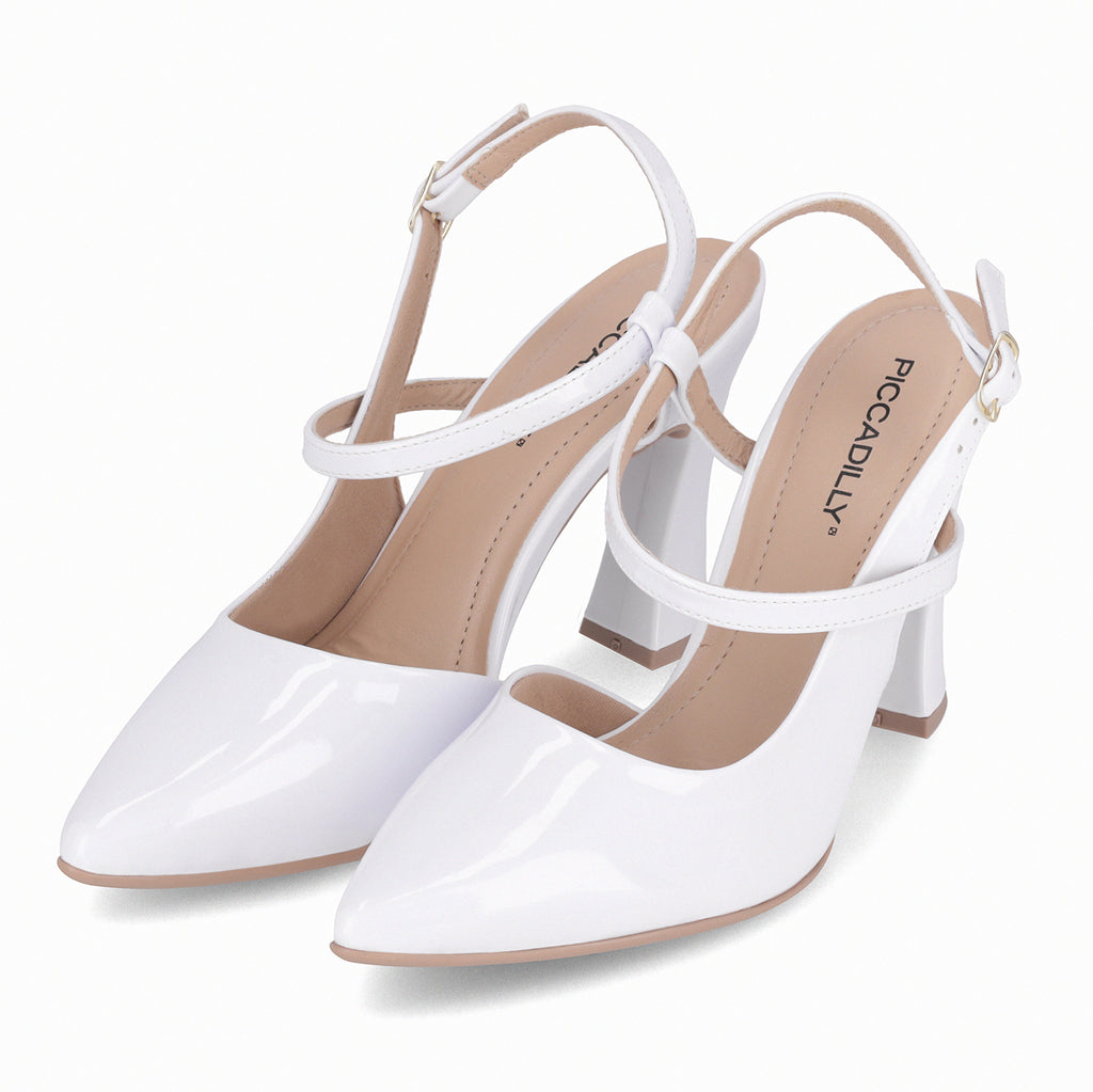 Zapato Mujer Blanco/Charol Silvana 173 Piccadilly