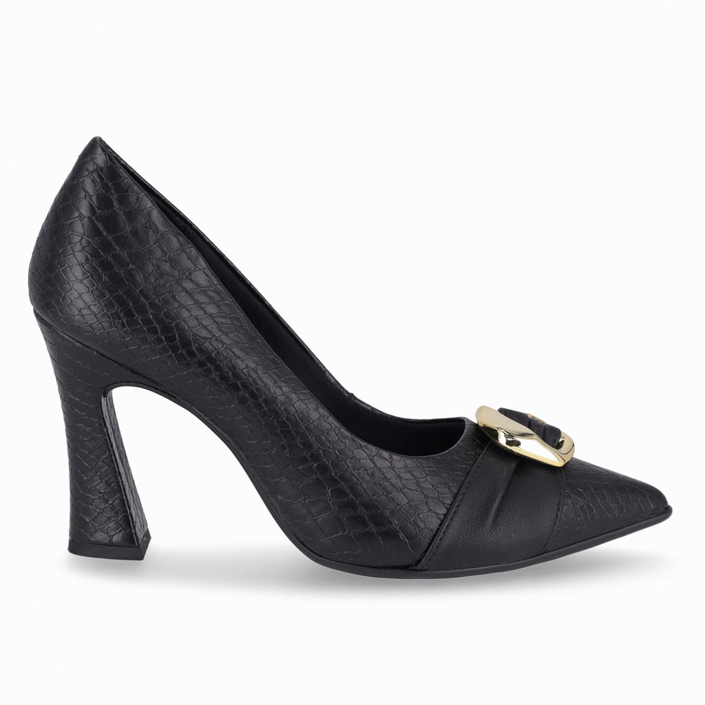Zapato Mujer Negro/Dorado Silvana 42 Piccadilly