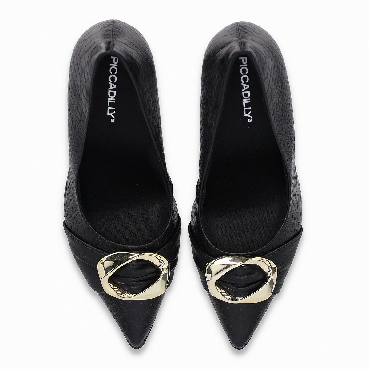 Zapato Mujer Negro/Dorado Silvana 42 Piccadilly