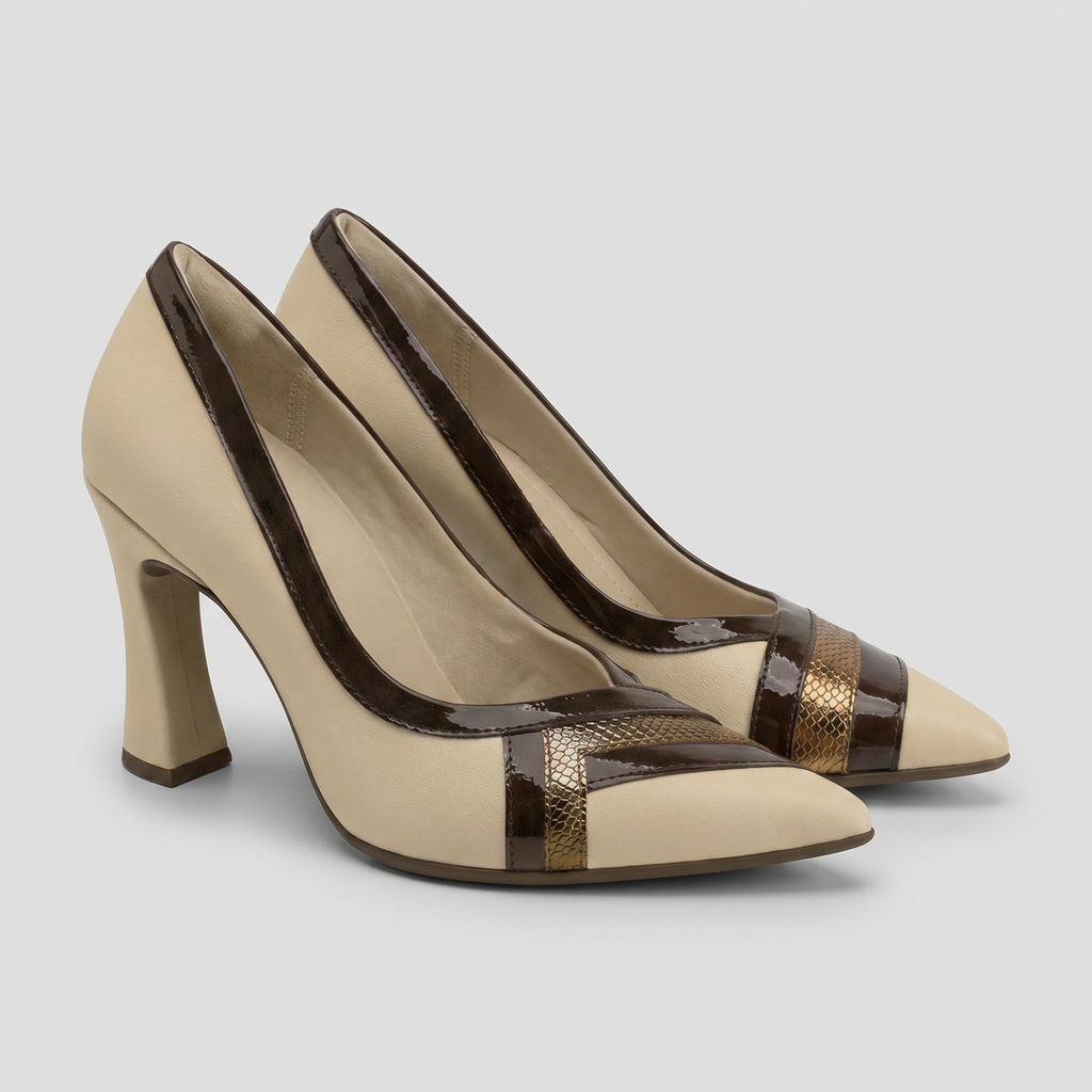 Zapato Mujer Vainilla/Chocolate Silvana Piccadilly