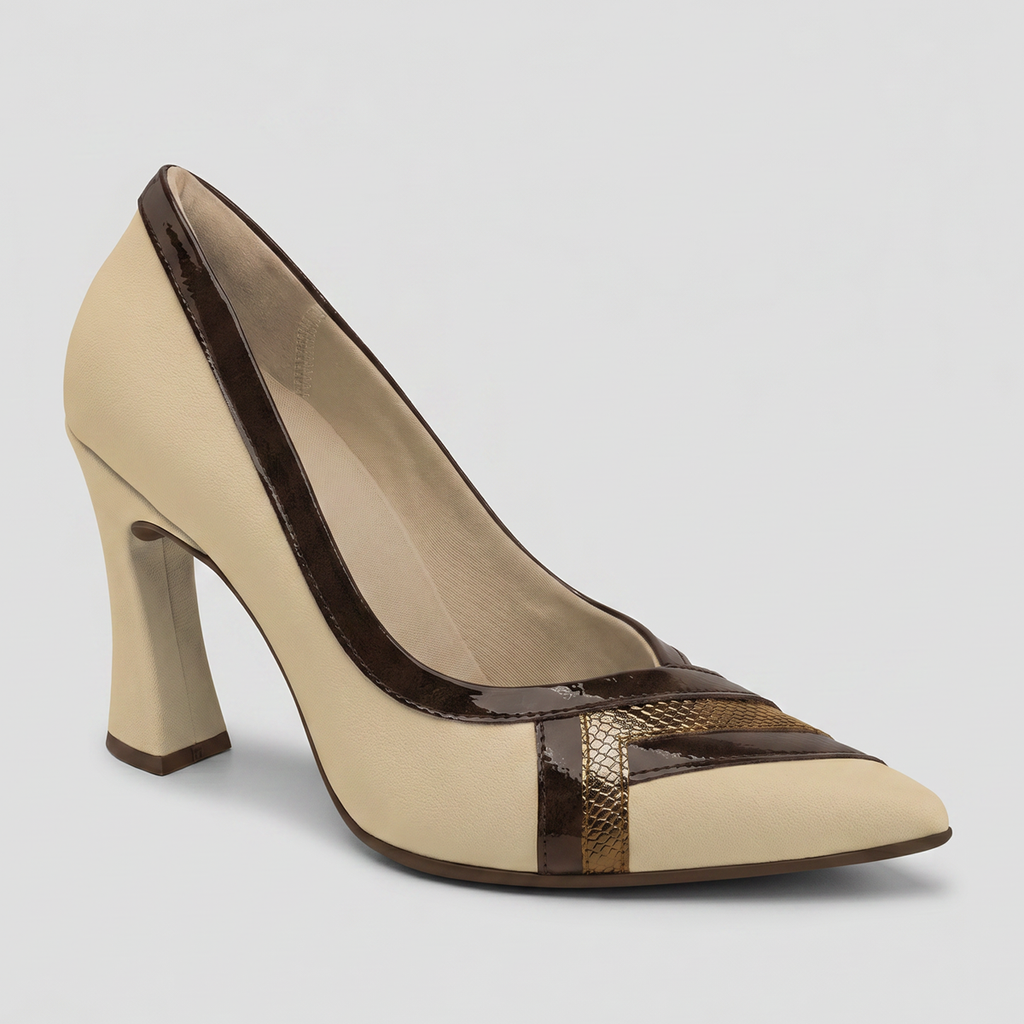 Zapato Mujer Vainilla/Chocolate Silvana Piccadilly