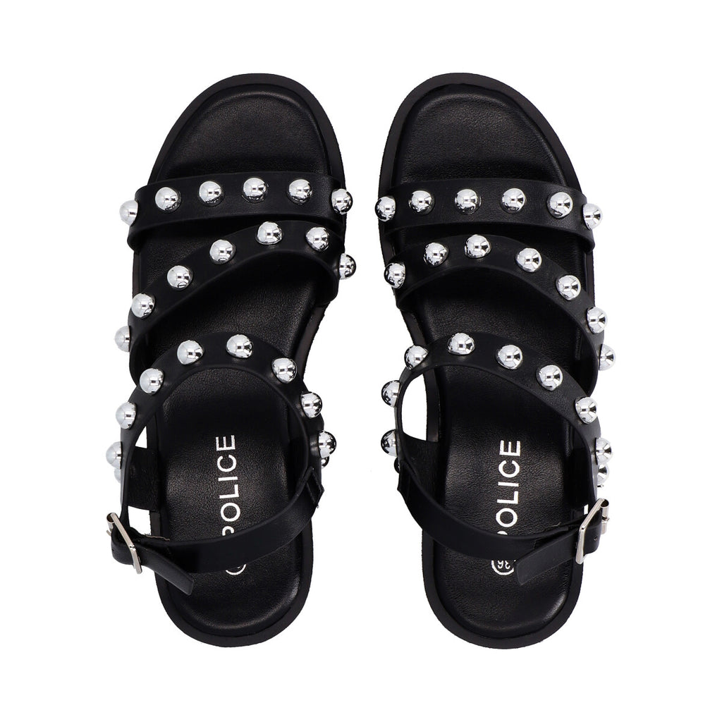 Sandalia Mujer Negro  Trixie Police