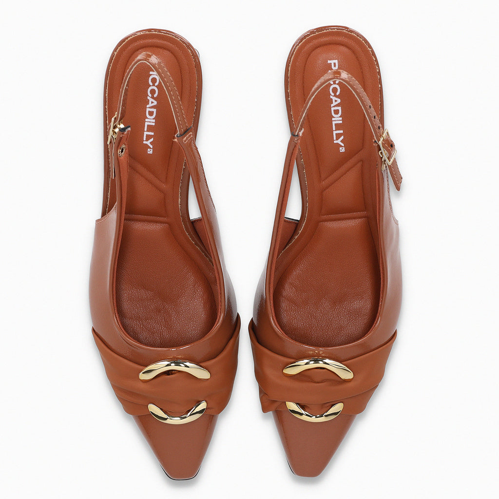 Zapato Mujer Dorado/Ocre Irene Piccadilly