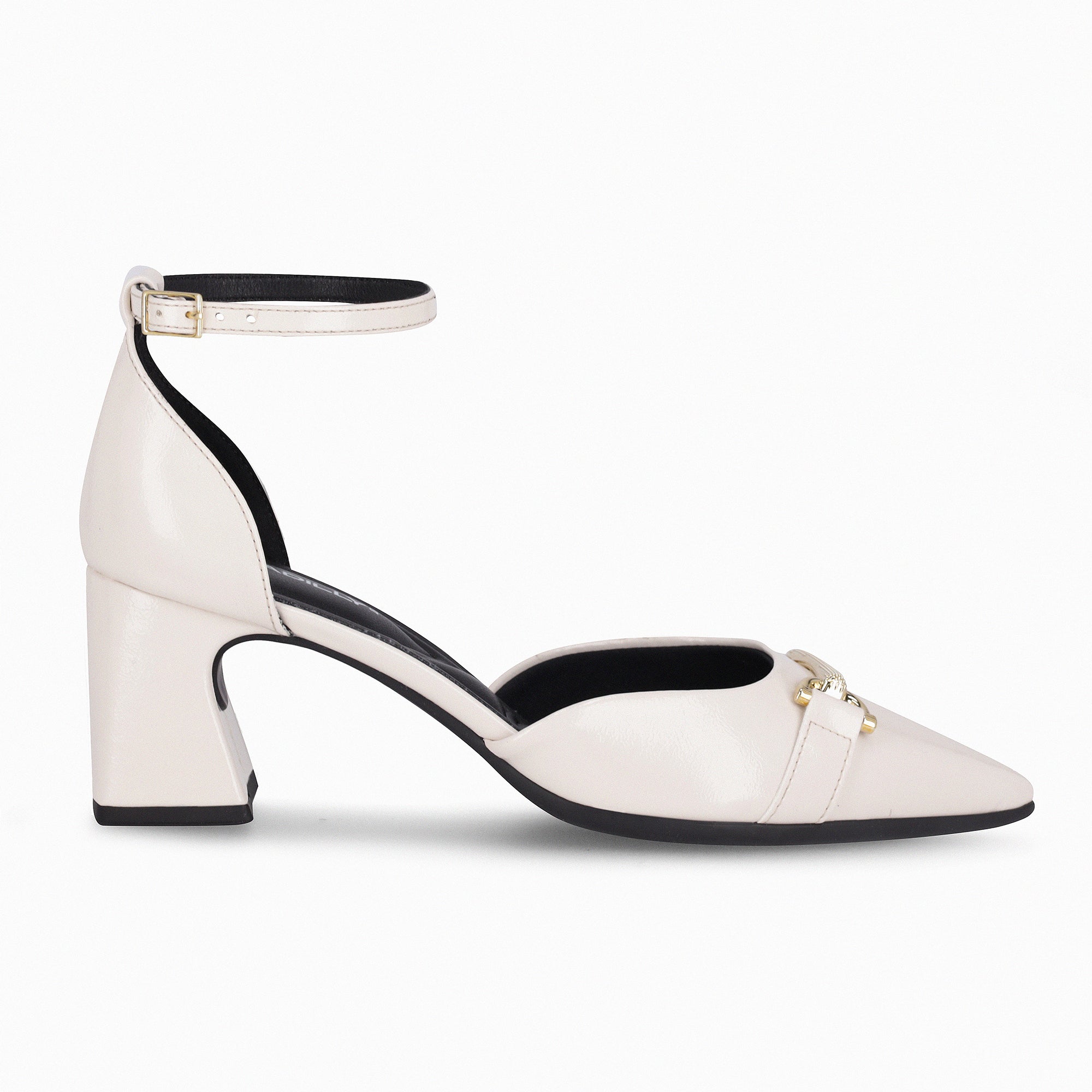 Zapato Mujer Crema/Charol Irene 75 Piccadilly