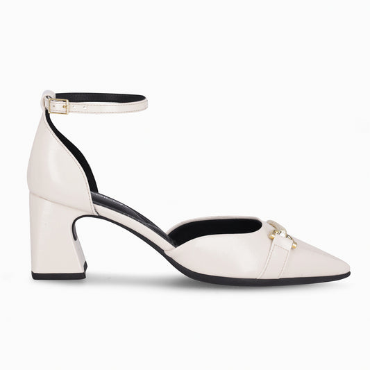 Zapato Mujer Crema/Charol Irene 75 Piccadilly