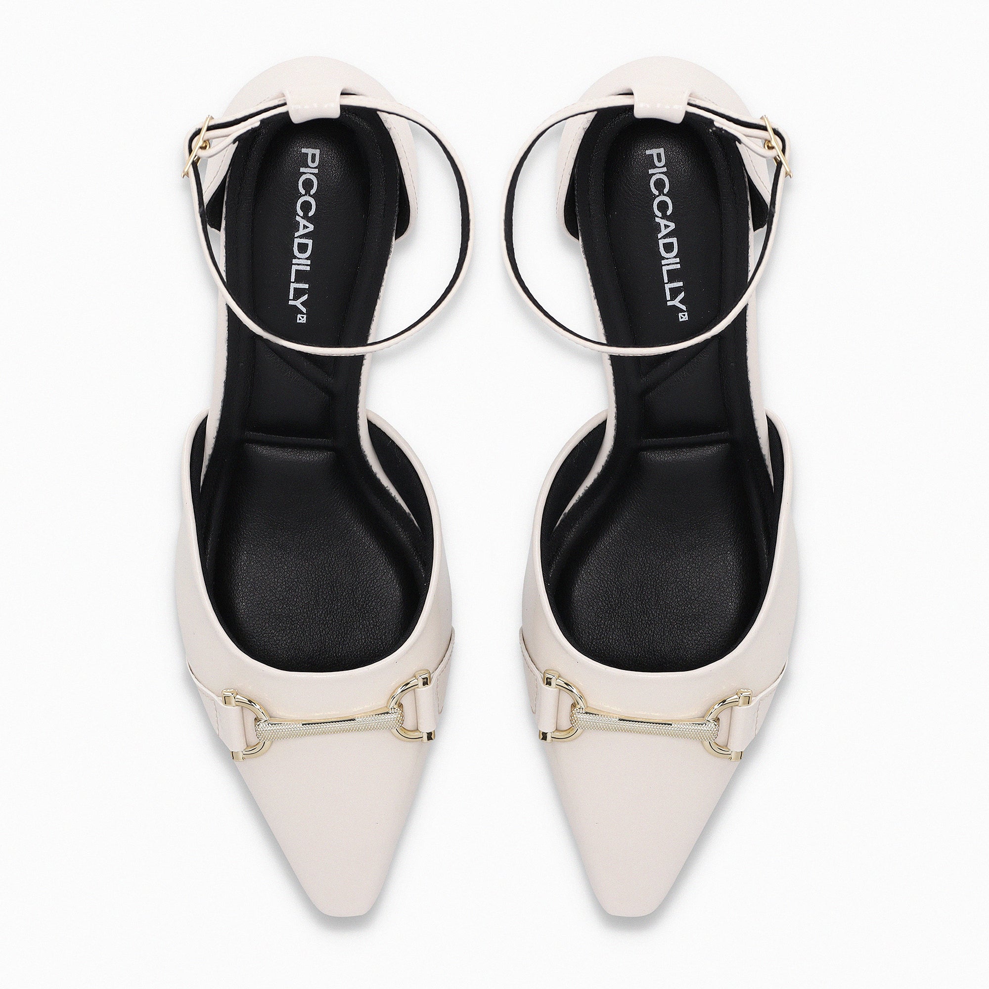 Zapato Mujer Crema/Charol Irene 75 Piccadilly