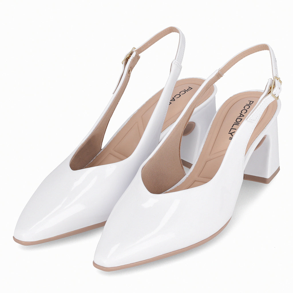 Zapato Mujer Blanco/Charol Irene Piccadilly