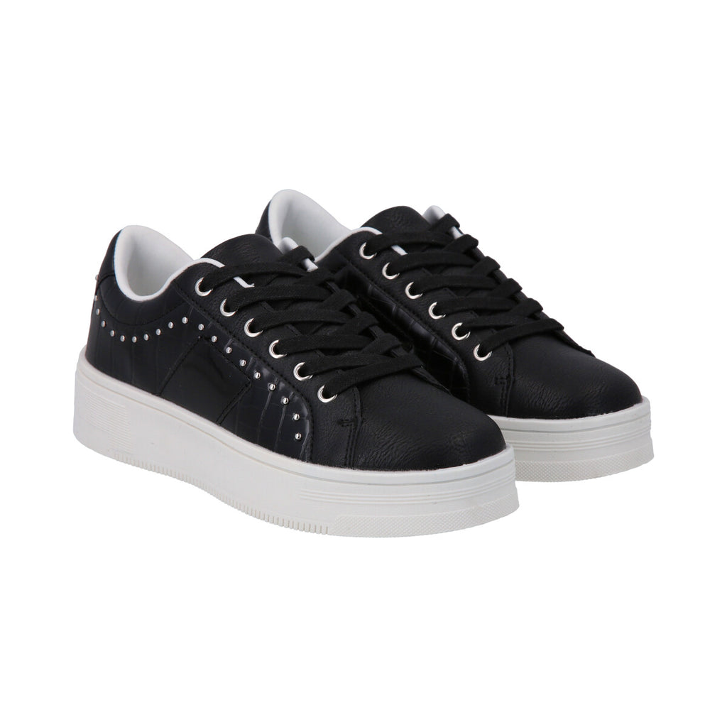 Zapatilla Urbana Mujer Negro Haus Police