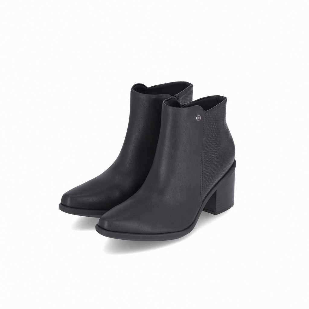 Botin Mujer Negro/Snake Irene 734 Piccadilly
