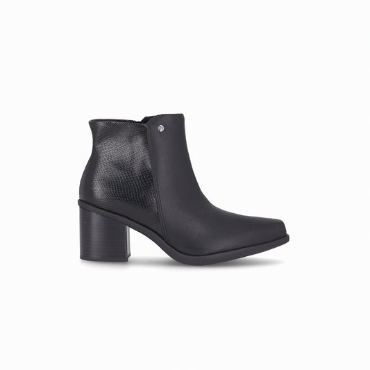 Botin Mujer Negro/Snake Irene 734 Piccadilly