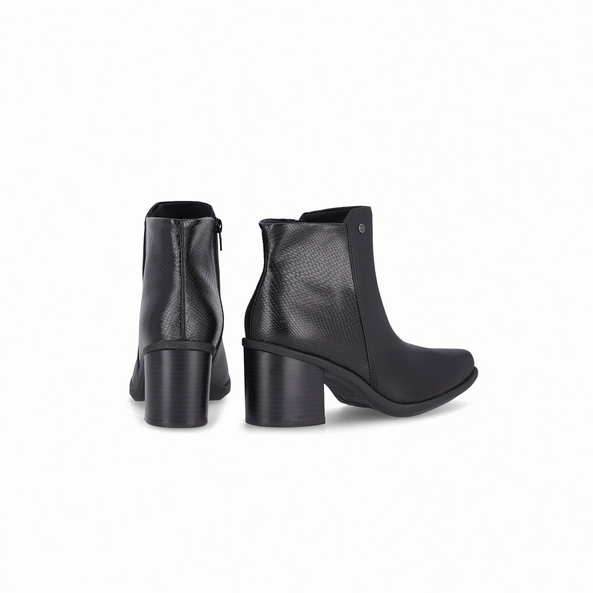 Botin Mujer Negro/Snake Irene 734 Piccadilly