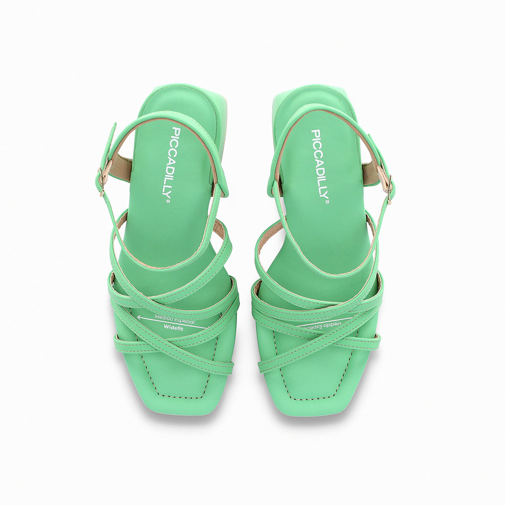 Sandalia Mujer Verde Eloisa Piccadilly
