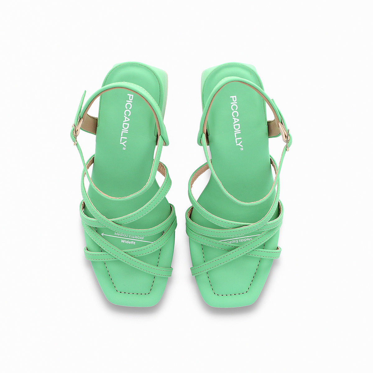 Sandalia Mujer Verde Eloisa Piccadilly