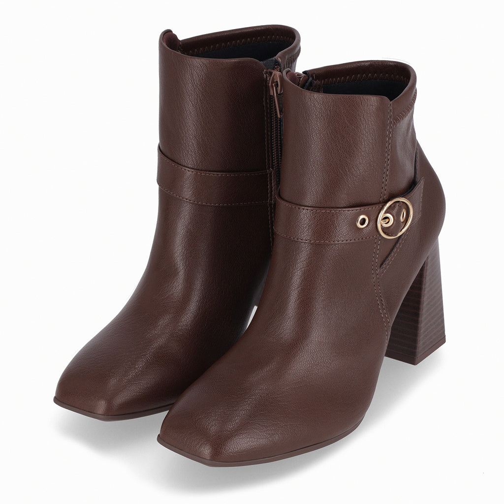 Botin Mujer Chocolate Boneca Piccadilly