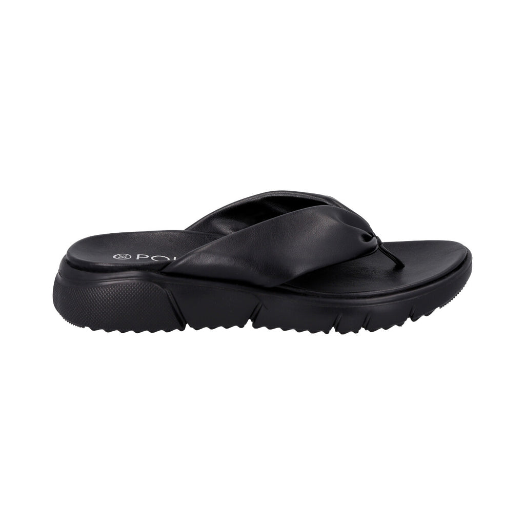 Sandalia Mujer Negro Lol Police