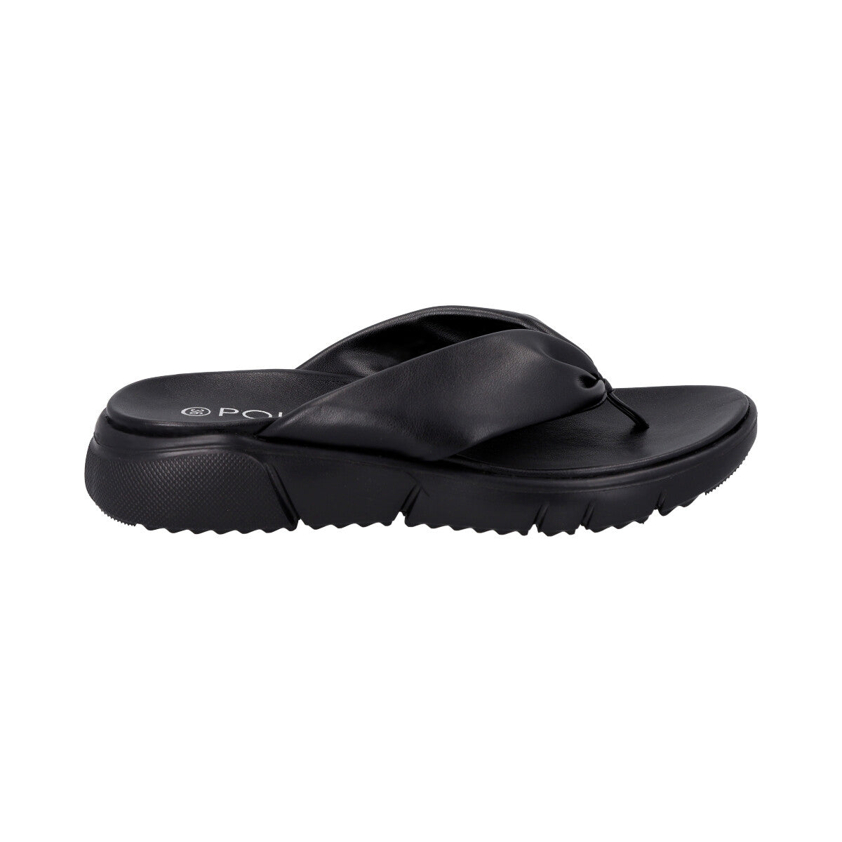 Sandalia Mujer Negro Lol Police