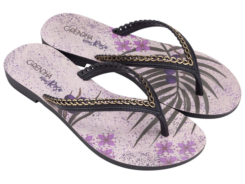 Sandalia Mais Rosa Negro  Grendha